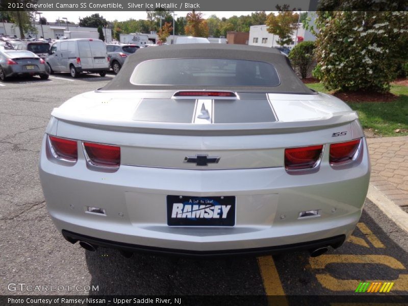 Silver Ice Metallic / Black 2012 Chevrolet Camaro SS Convertible