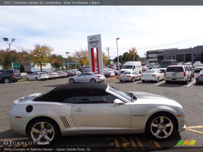 Silver Ice Metallic / Black 2012 Chevrolet Camaro SS Convertible