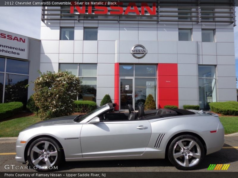 Silver Ice Metallic / Black 2012 Chevrolet Camaro SS Convertible
