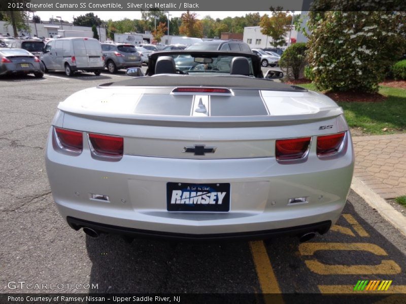 Silver Ice Metallic / Black 2012 Chevrolet Camaro SS Convertible
