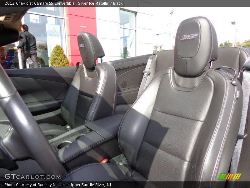 Silver Ice Metallic / Black 2012 Chevrolet Camaro SS Convertible