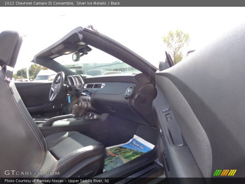 Silver Ice Metallic / Black 2012 Chevrolet Camaro SS Convertible