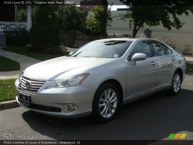 Tungsten Silver Pearl / Black 2010 Lexus ES 350
