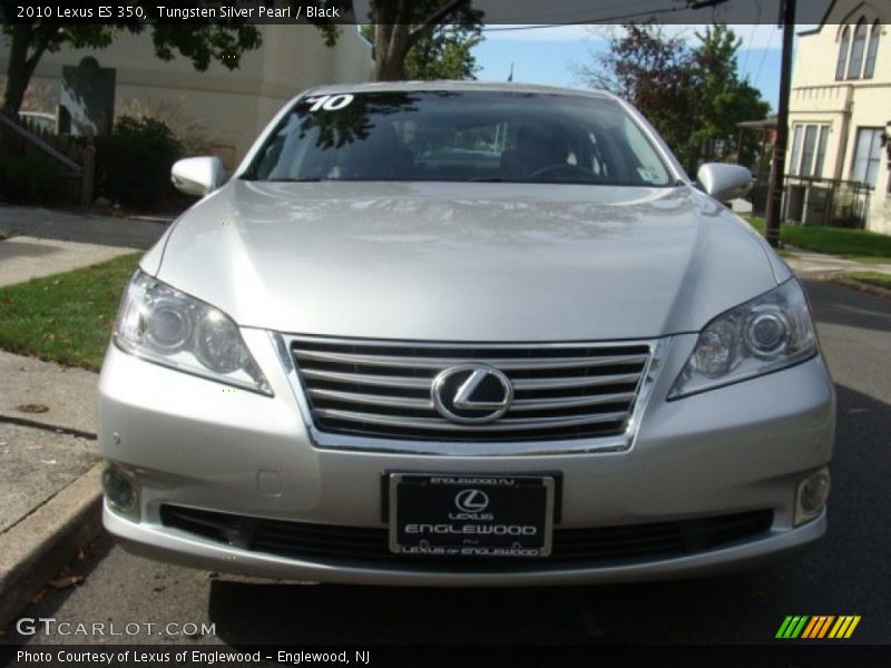 Tungsten Silver Pearl / Black 2010 Lexus ES 350
