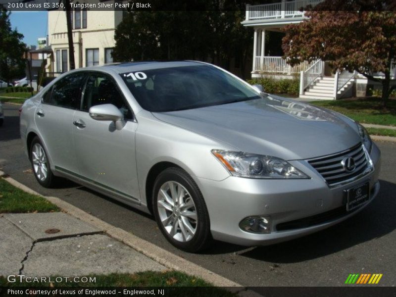 Tungsten Silver Pearl / Black 2010 Lexus ES 350