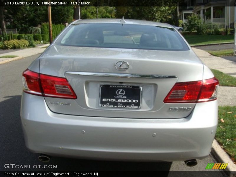Tungsten Silver Pearl / Black 2010 Lexus ES 350