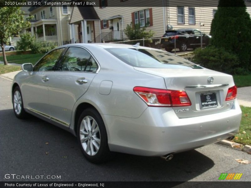 Tungsten Silver Pearl / Black 2010 Lexus ES 350