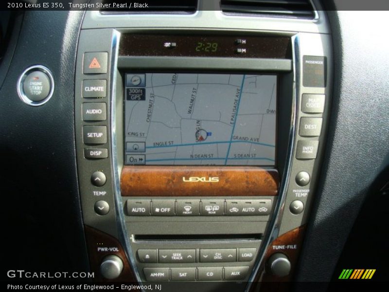 Tungsten Silver Pearl / Black 2010 Lexus ES 350