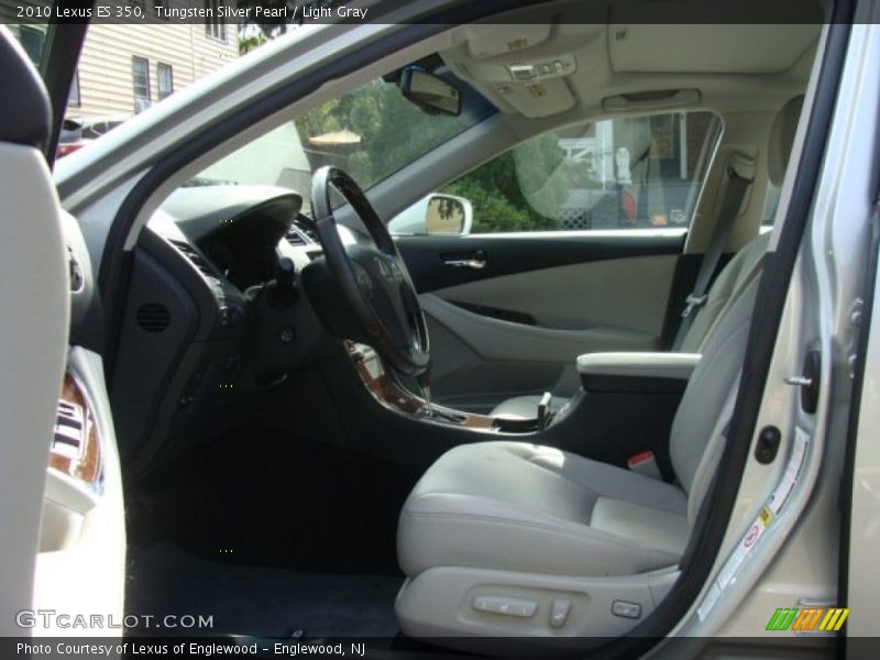 Tungsten Silver Pearl / Light Gray 2010 Lexus ES 350