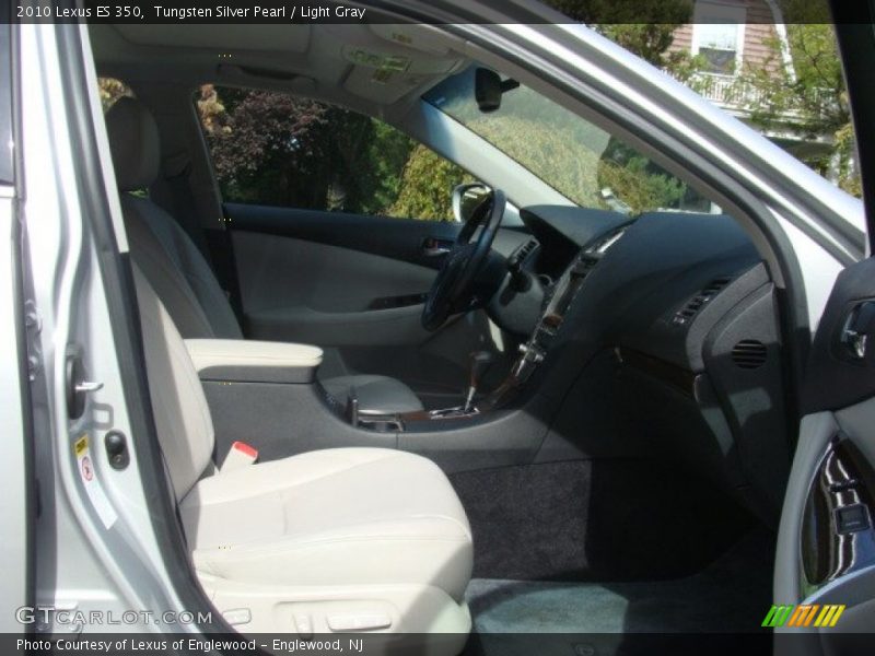 Tungsten Silver Pearl / Light Gray 2010 Lexus ES 350