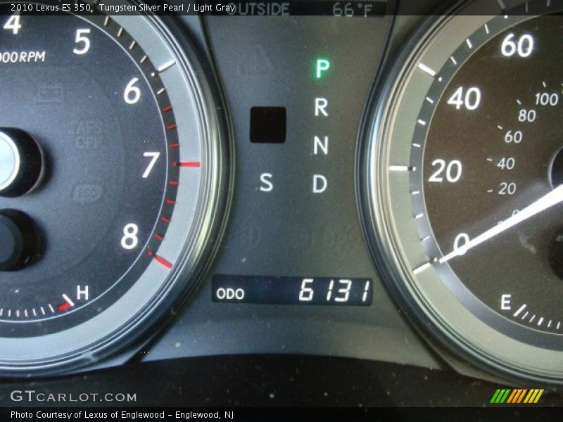 Tungsten Silver Pearl / Light Gray 2010 Lexus ES 350