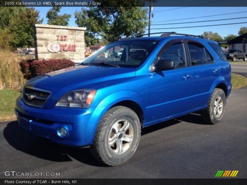 Spark Blue Metallic / Gray 2005 Kia Sorento LX 4WD