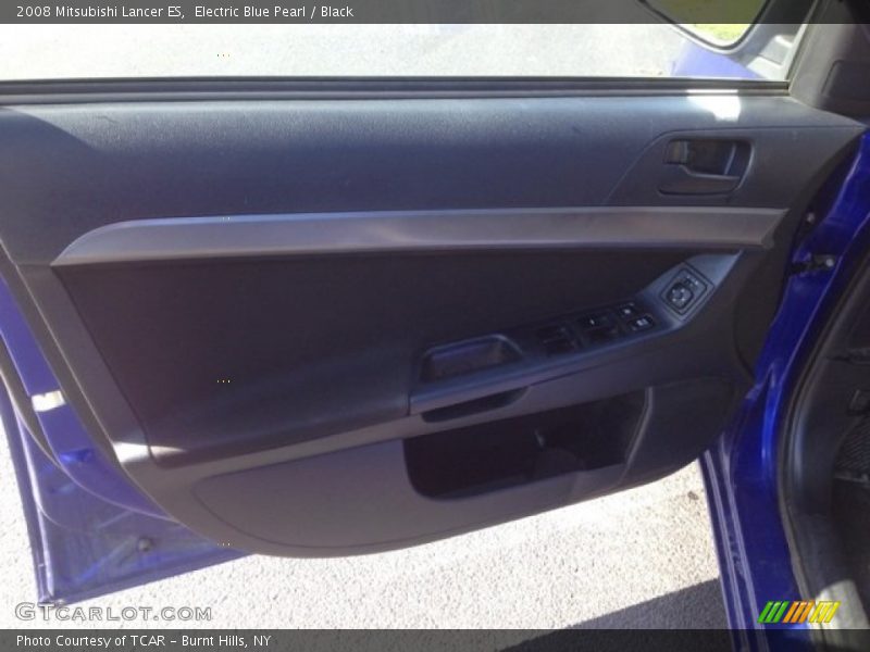 Electric Blue Pearl / Black 2008 Mitsubishi Lancer ES