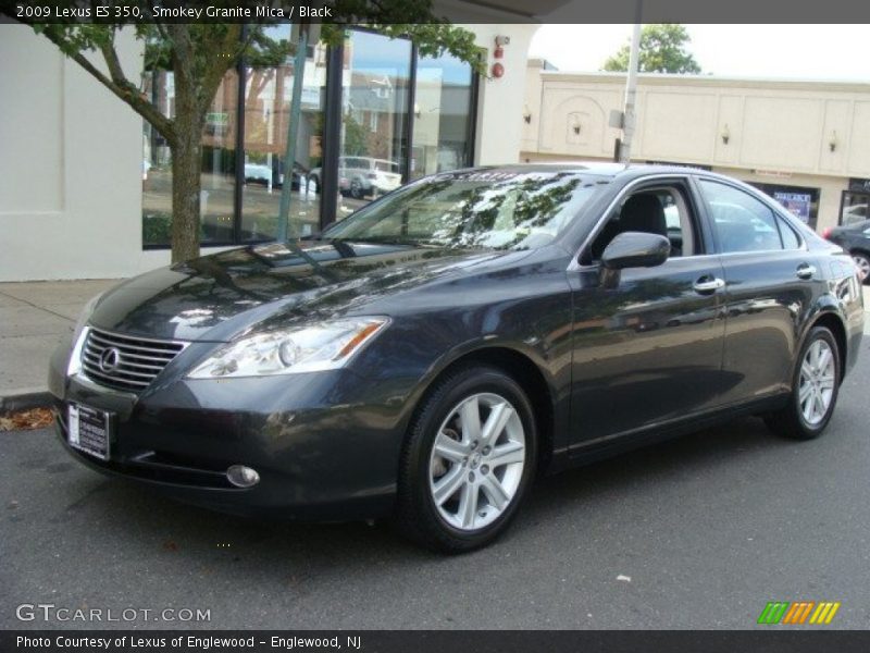 Smokey Granite Mica / Black 2009 Lexus ES 350