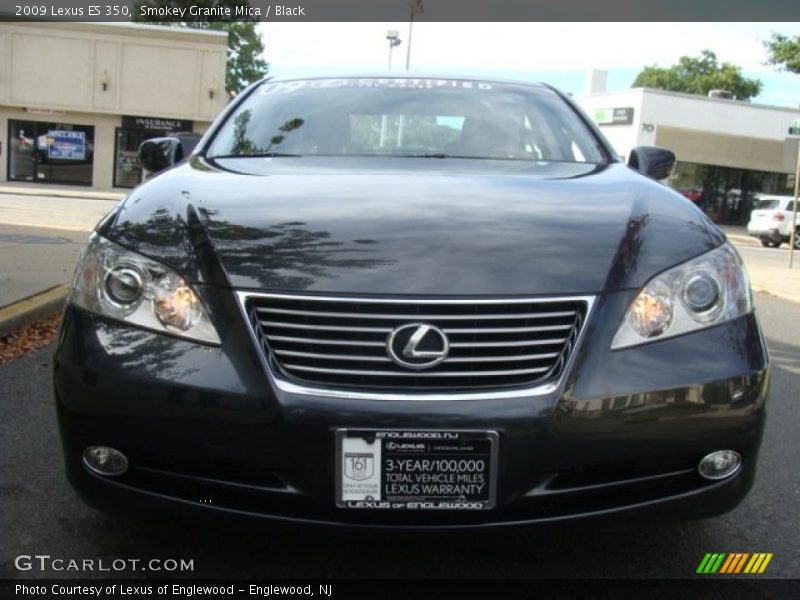 Smokey Granite Mica / Black 2009 Lexus ES 350