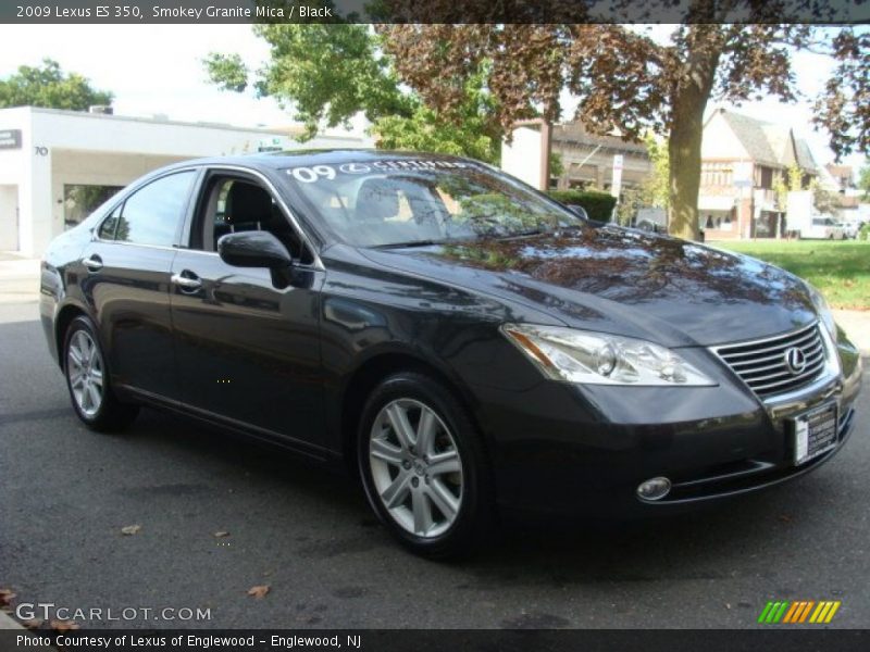 Smokey Granite Mica / Black 2009 Lexus ES 350