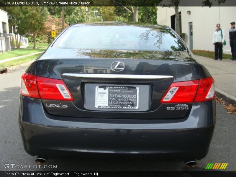 Smokey Granite Mica / Black 2009 Lexus ES 350