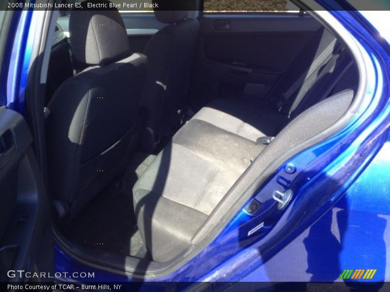 Electric Blue Pearl / Black 2008 Mitsubishi Lancer ES
