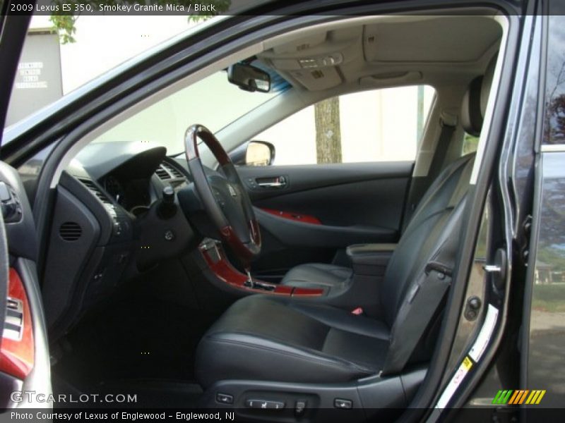 Smokey Granite Mica / Black 2009 Lexus ES 350
