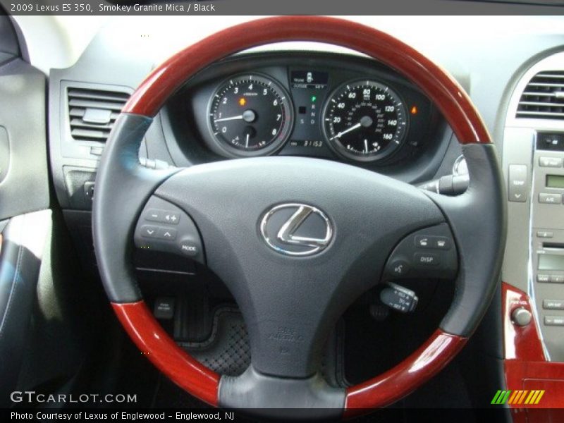 Smokey Granite Mica / Black 2009 Lexus ES 350