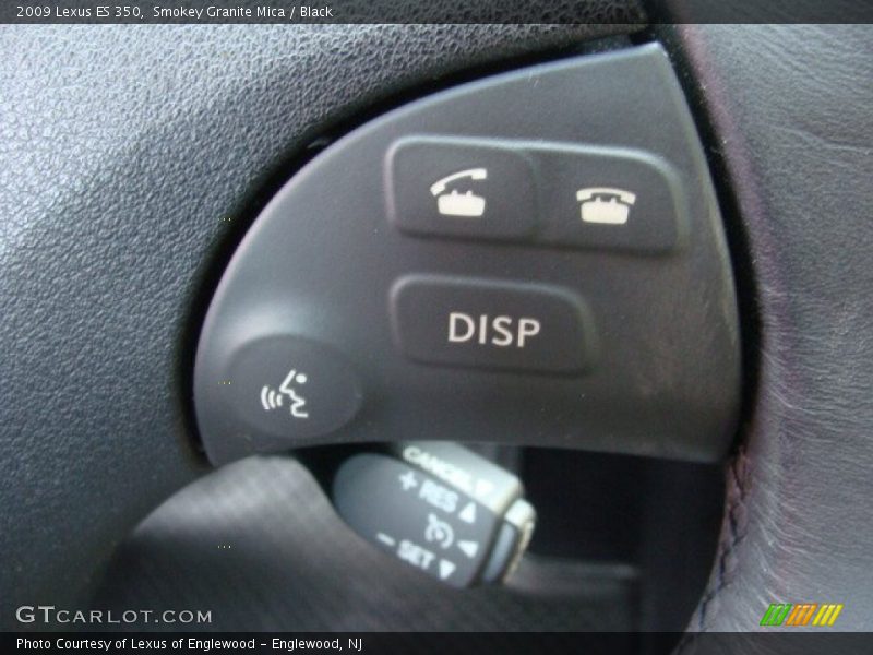 Smokey Granite Mica / Black 2009 Lexus ES 350