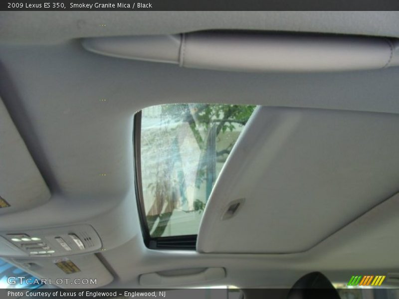 Smokey Granite Mica / Black 2009 Lexus ES 350