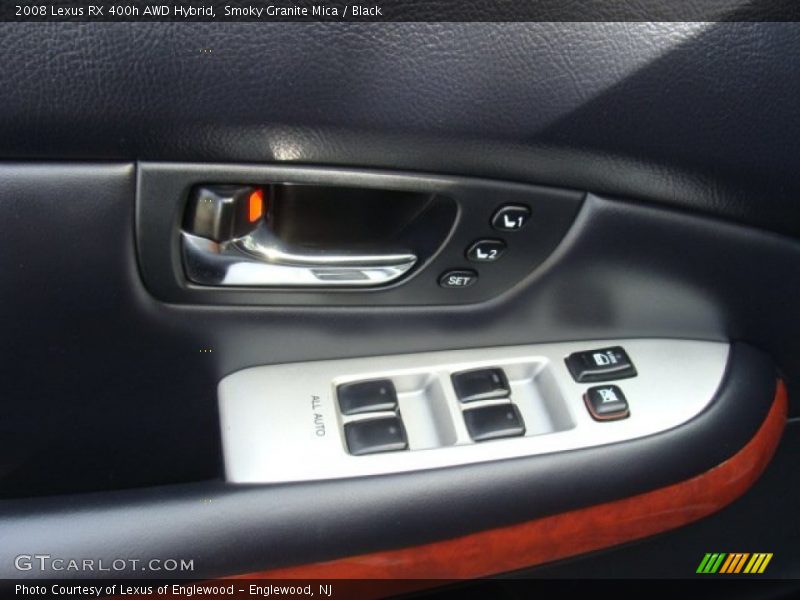 Smoky Granite Mica / Black 2008 Lexus RX 400h AWD Hybrid
