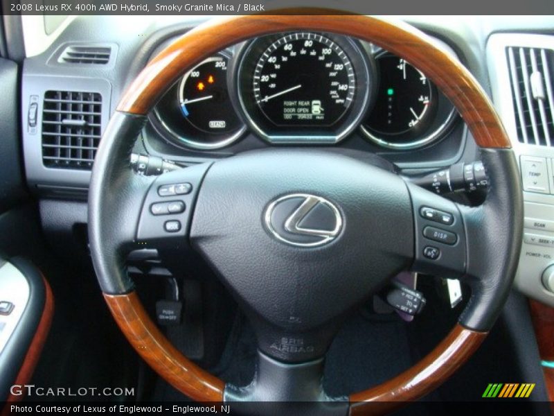 Smoky Granite Mica / Black 2008 Lexus RX 400h AWD Hybrid