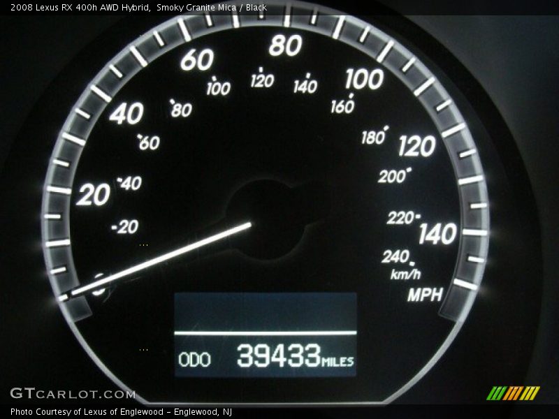 Smoky Granite Mica / Black 2008 Lexus RX 400h AWD Hybrid