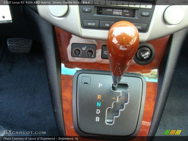 Smoky Granite Mica / Black 2008 Lexus RX 400h AWD Hybrid