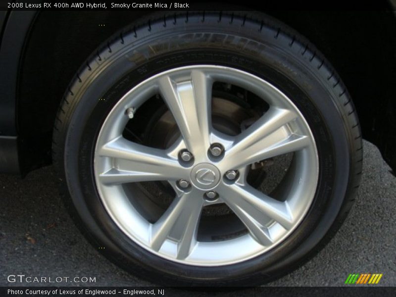 Smoky Granite Mica / Black 2008 Lexus RX 400h AWD Hybrid