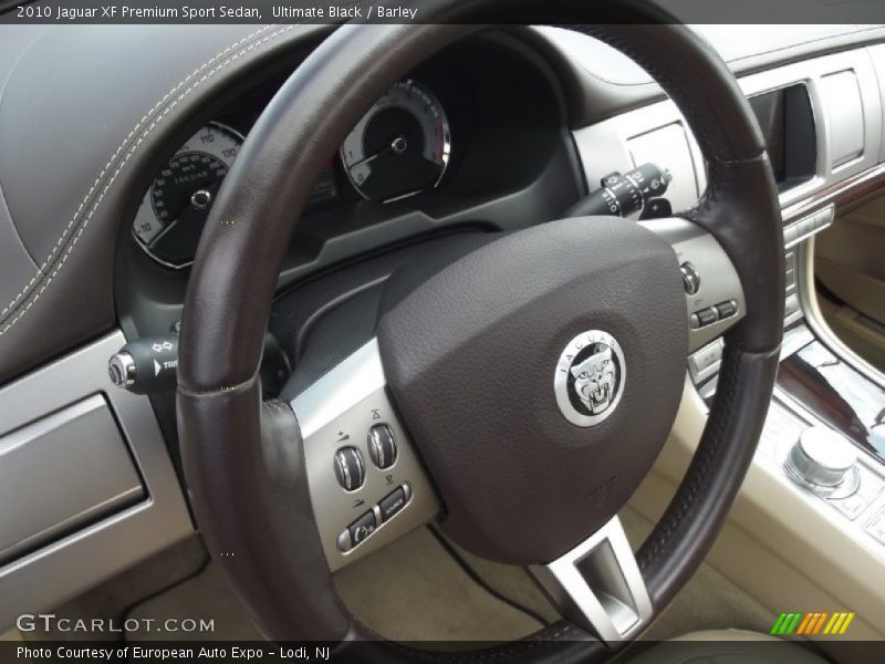 Ultimate Black / Barley 2010 Jaguar XF Premium Sport Sedan