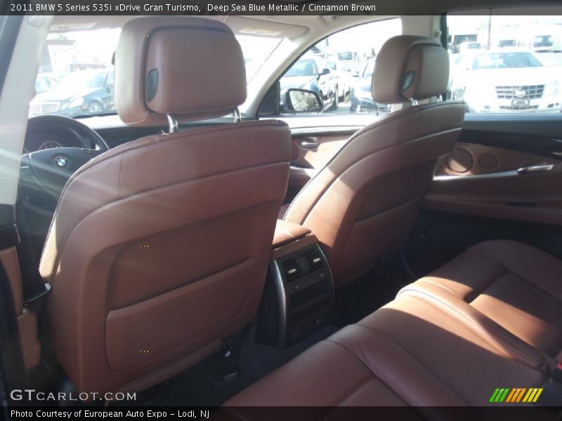 Deep Sea Blue Metallic / Cinnamon Brown 2011 BMW 5 Series 535i xDrive Gran Turismo