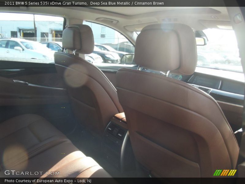 Deep Sea Blue Metallic / Cinnamon Brown 2011 BMW 5 Series 535i xDrive Gran Turismo