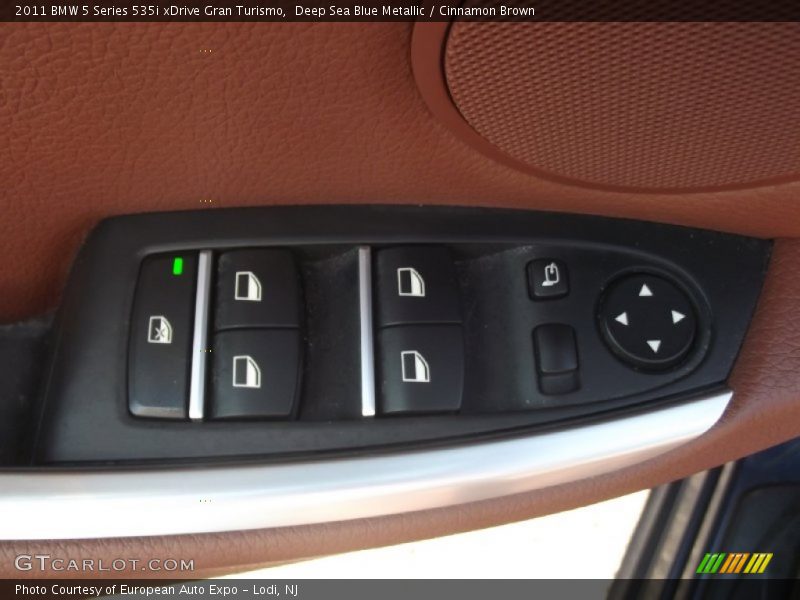 Deep Sea Blue Metallic / Cinnamon Brown 2011 BMW 5 Series 535i xDrive Gran Turismo