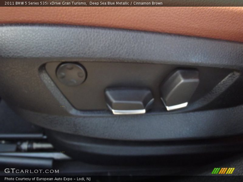 Deep Sea Blue Metallic / Cinnamon Brown 2011 BMW 5 Series 535i xDrive Gran Turismo
