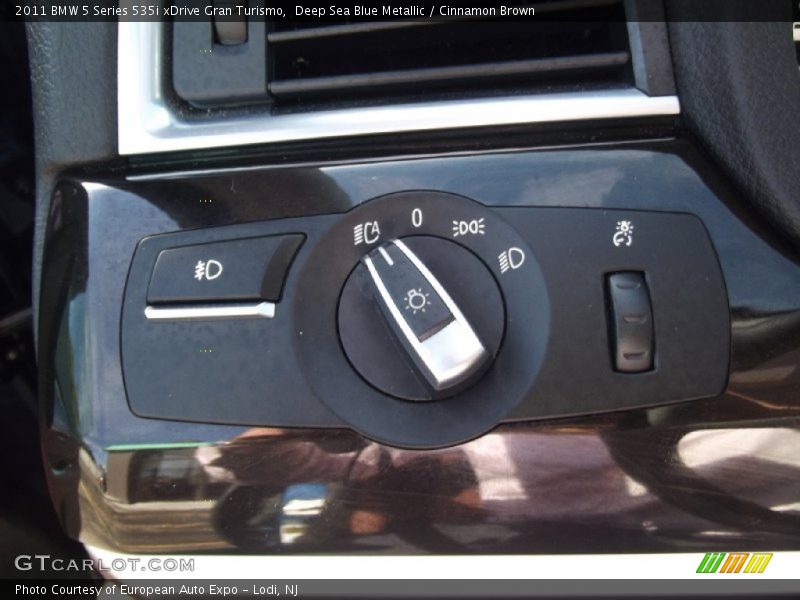 Deep Sea Blue Metallic / Cinnamon Brown 2011 BMW 5 Series 535i xDrive Gran Turismo