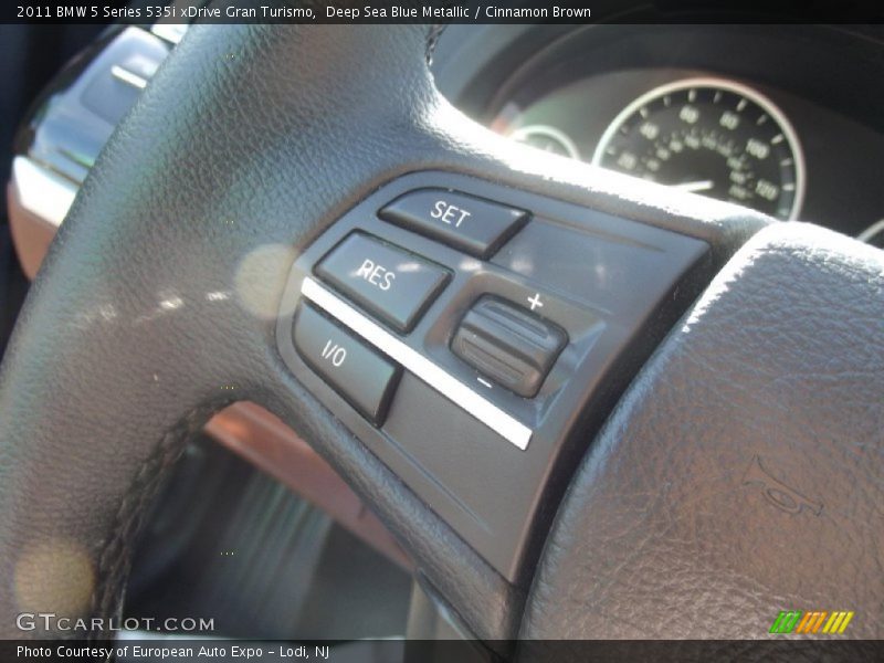 Deep Sea Blue Metallic / Cinnamon Brown 2011 BMW 5 Series 535i xDrive Gran Turismo
