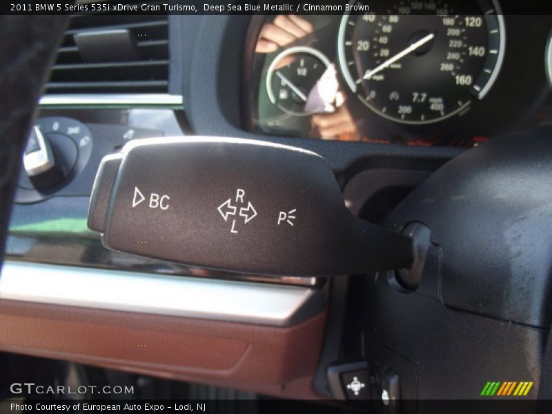 Deep Sea Blue Metallic / Cinnamon Brown 2011 BMW 5 Series 535i xDrive Gran Turismo