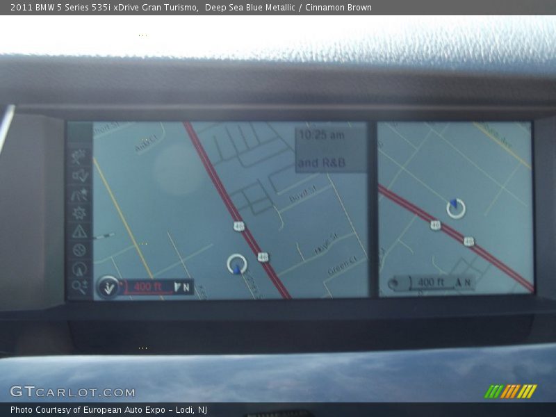 Deep Sea Blue Metallic / Cinnamon Brown 2011 BMW 5 Series 535i xDrive Gran Turismo