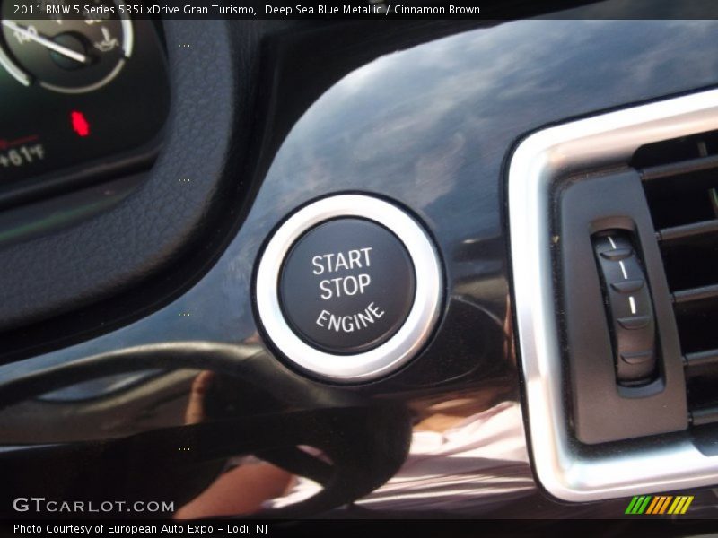 Deep Sea Blue Metallic / Cinnamon Brown 2011 BMW 5 Series 535i xDrive Gran Turismo
