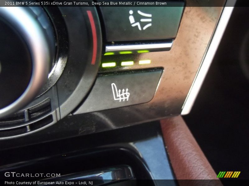 Deep Sea Blue Metallic / Cinnamon Brown 2011 BMW 5 Series 535i xDrive Gran Turismo