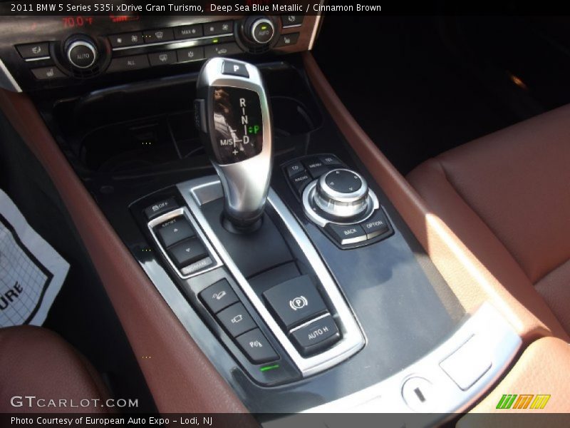 Deep Sea Blue Metallic / Cinnamon Brown 2011 BMW 5 Series 535i xDrive Gran Turismo
