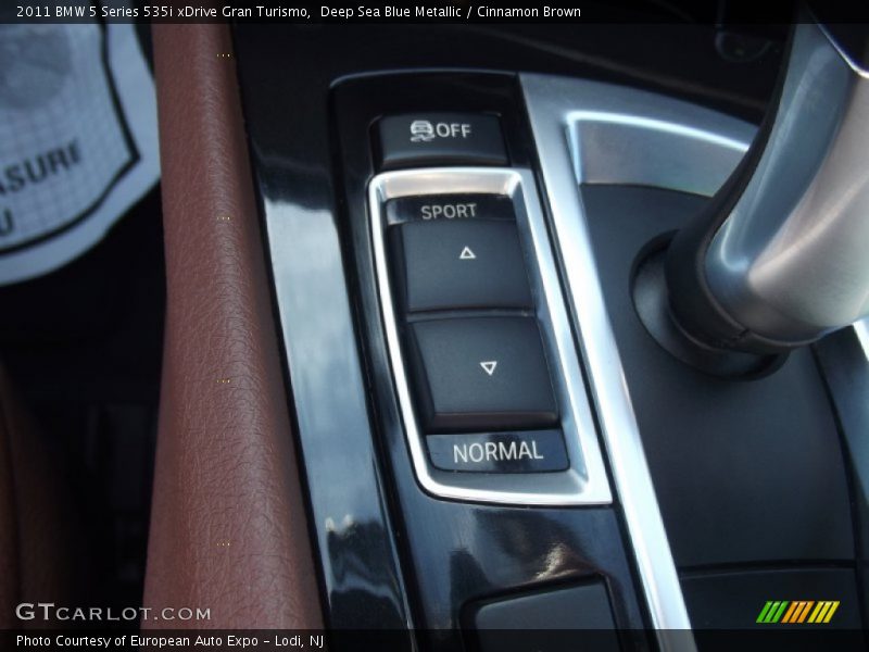 Deep Sea Blue Metallic / Cinnamon Brown 2011 BMW 5 Series 535i xDrive Gran Turismo
