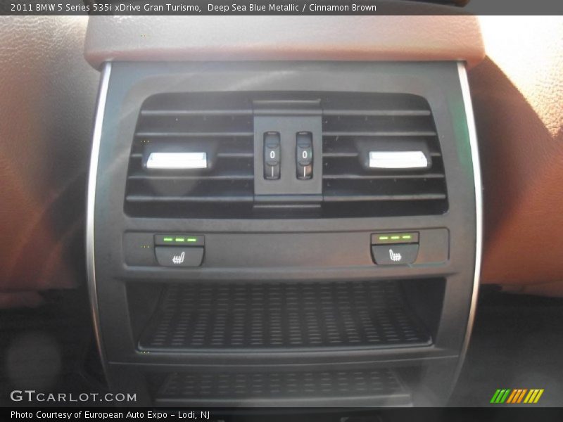Deep Sea Blue Metallic / Cinnamon Brown 2011 BMW 5 Series 535i xDrive Gran Turismo