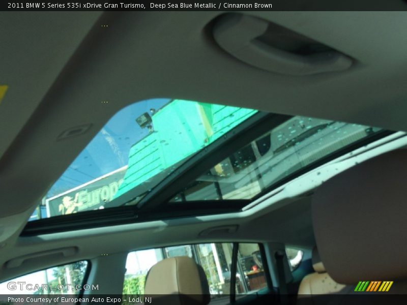 Deep Sea Blue Metallic / Cinnamon Brown 2011 BMW 5 Series 535i xDrive Gran Turismo