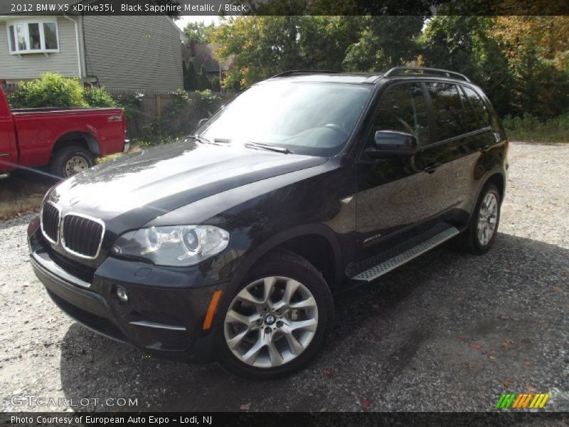 Black Sapphire Metallic / Black 2012 BMW X5 xDrive35i