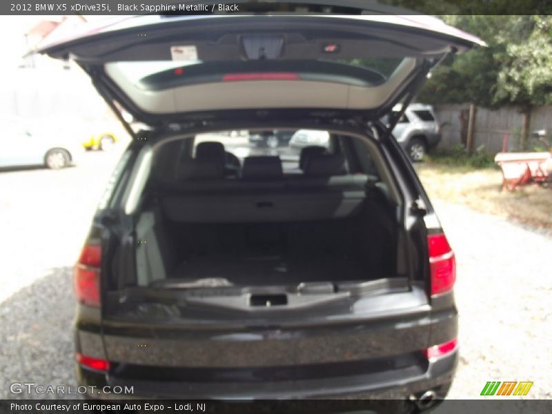 Black Sapphire Metallic / Black 2012 BMW X5 xDrive35i