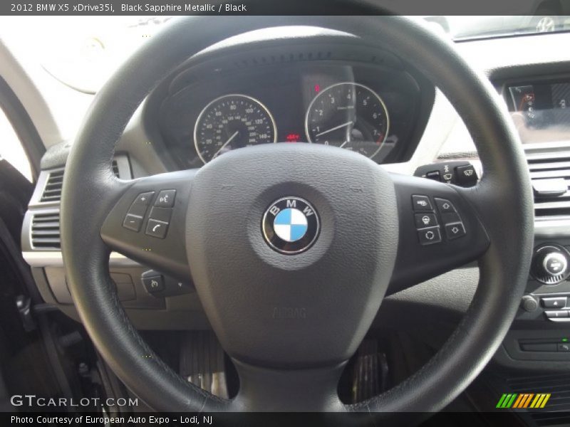 Black Sapphire Metallic / Black 2012 BMW X5 xDrive35i
