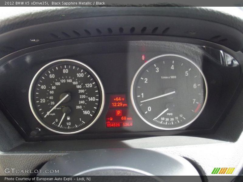 Black Sapphire Metallic / Black 2012 BMW X5 xDrive35i